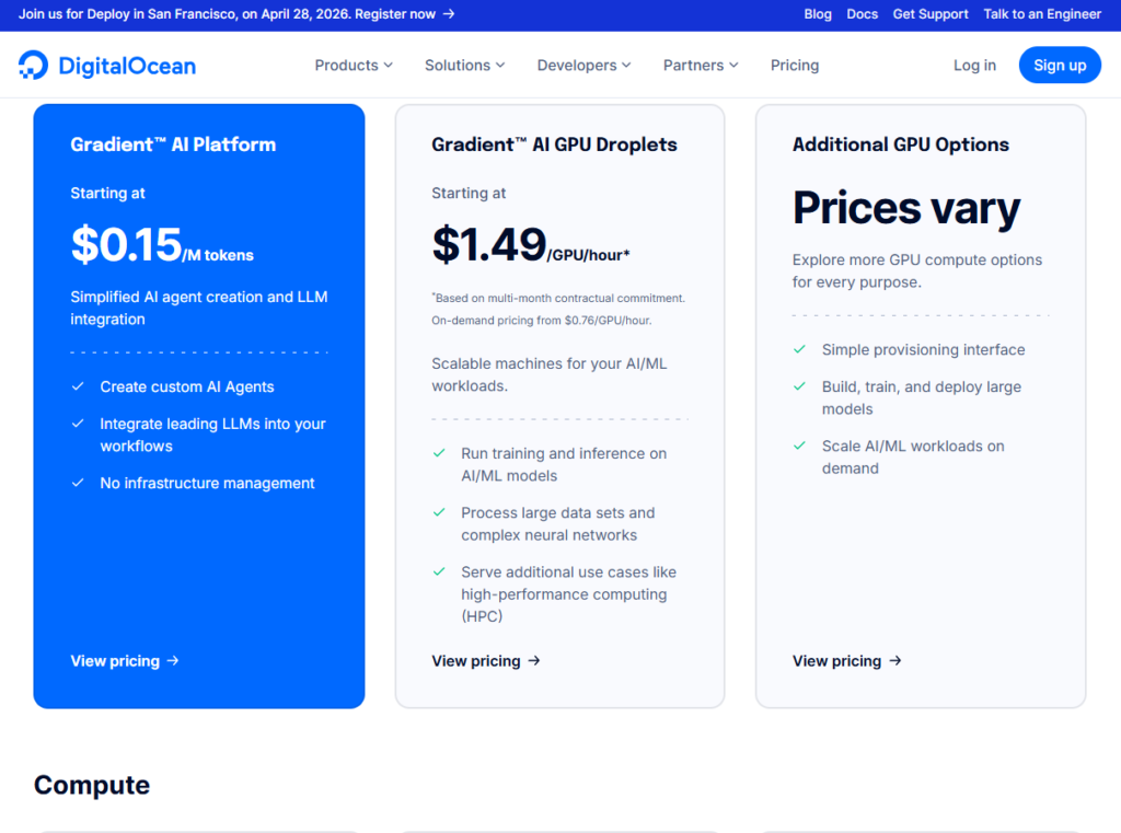 Digitalocean Over A Million Developers Choose Digitalocean