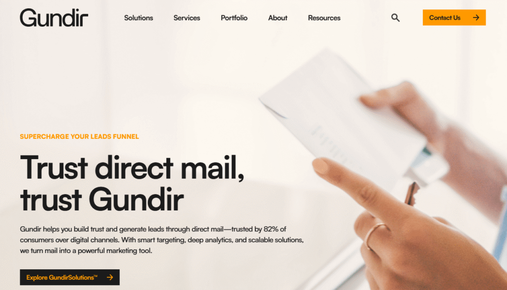 Top 11 Best Direct Mail Services In 2026: Follow Easy Steps 5 Gunderson Direct (Gundir) The Best For Hands-Off Marketing Campaigns