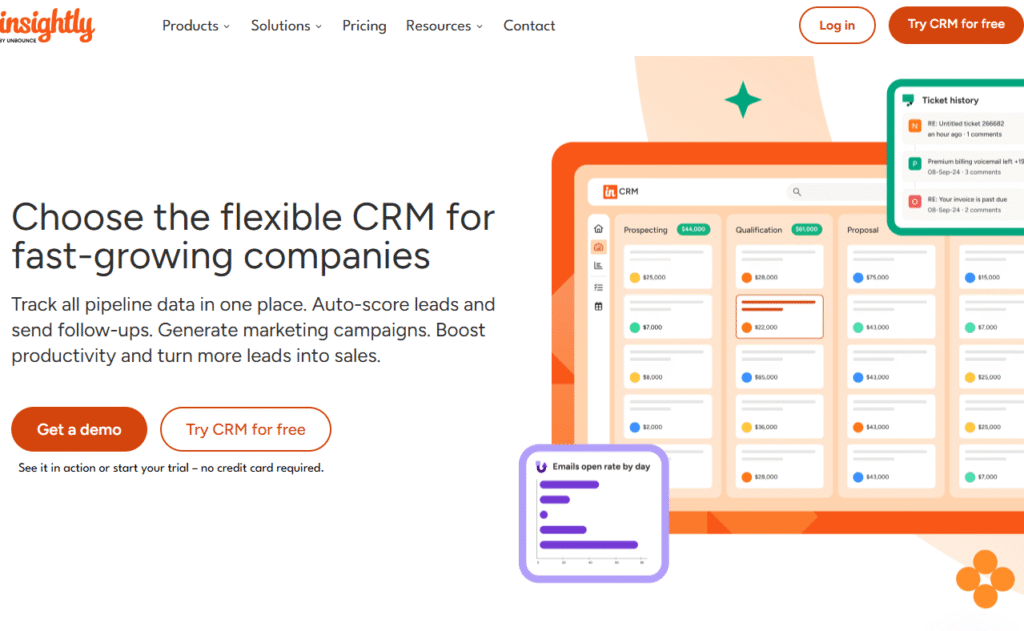 Insightly The Best For Project Management Features