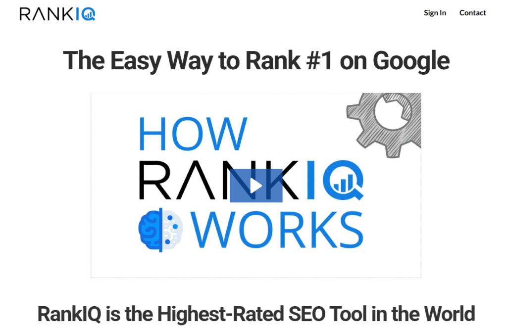 Rankiq Improve Your Content, Find Low-Competition Keywords, And Get Writing Tips