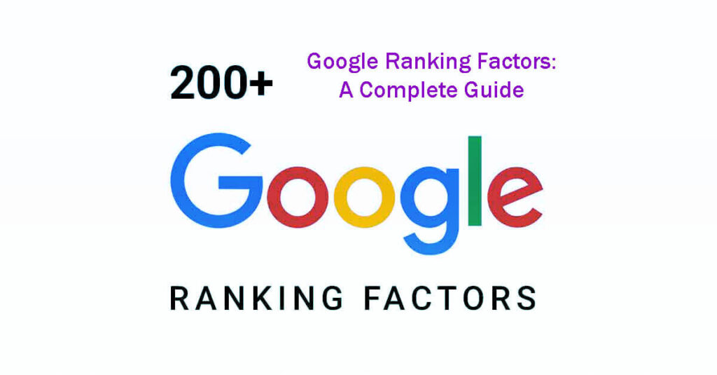 Google Ranking Factors: A Complete Guide In 212 Easy Steps 8 Google Ranking Factors A Complete Guide In 212 Easy Steps