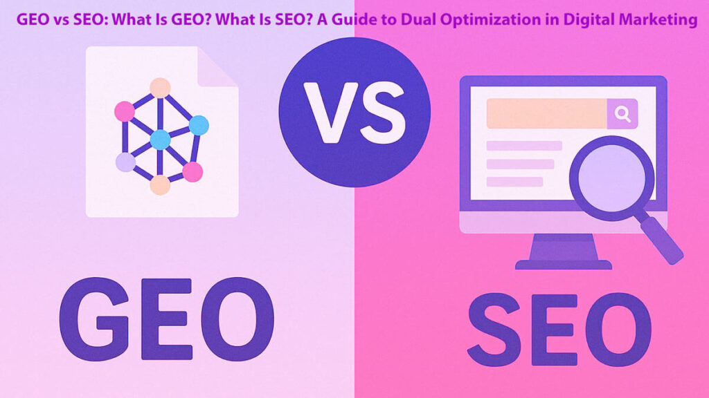 Geo Vs Seo What Is Geo What Is Seo A Guide To Dual Optimization In Digital Marketing In 8 Easy Steps