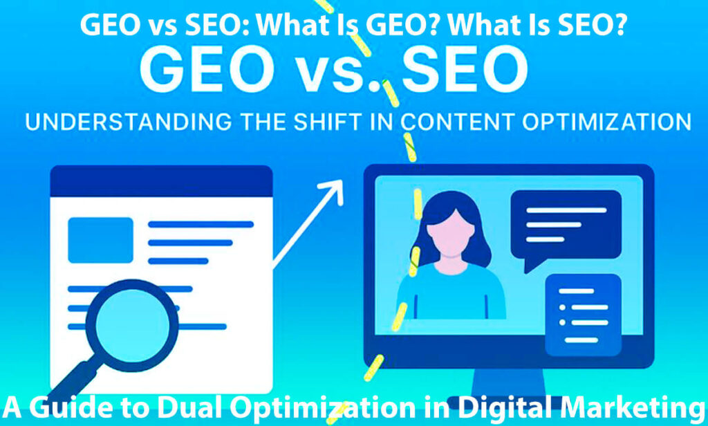 Geo Vs Seo What Is Geo What Is Seo A Guide To Dual Optimization In Digital Marketing In 8 Easy Steps