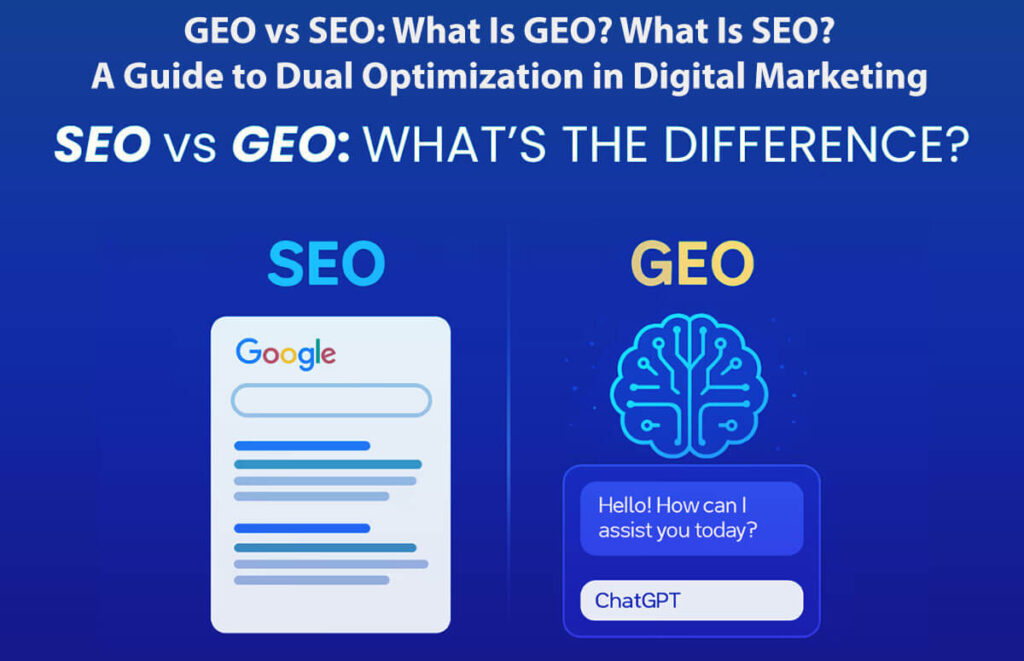 Geo Vs Seo What Is Geo What Is Seo A Guide To Dual Optimization In Digital Marketing In 8 Easy Steps