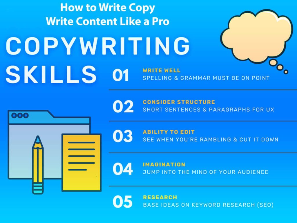 How To Write Copy – Write Content Like A Pro: 9 Easy Steps To Get A Copyright